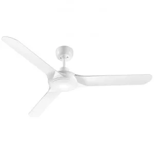 Ventair Spyda Commercial Grade Indoor / Outdoor 3 Blade Ceiling Fan, 140cm/56", Satin White by Ventair, a Ceiling Fans for sale on Style Sourcebook