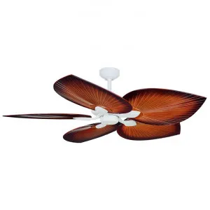 Threesixty Tropicana Commercial Grade Ceiling Fan, 138cm/54", White / Brown by ThreeSixty Ceiling Fans, a Ceiling Fans for sale on Style Sourcebook
