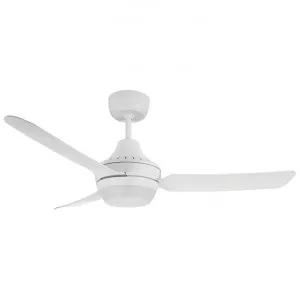 Ventair Stanza Indoor / Outdoor Ceiling Fan with B22 Lamp Holder, 122cm/48", White by Ventair, a Ceiling Fans for sale on Style Sourcebook
