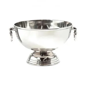 Birchwood Metal Round Ice Bucket, Nickel by Florabelle, a Barware for sale on Style Sourcebook