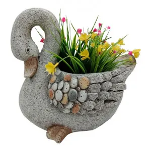 Stony Swan Planter by Want GiftWare, a Plant Holders for sale on Style Sourcebook