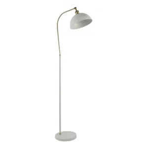 Lenna Metal Adjustable Floor Lamp, White by Lexi Lighting, a Floor Lamps for sale on Style Sourcebook