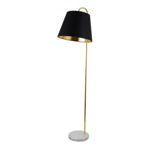 Rieka Marble Base Floor Lamp by Lexi Lighting, a Floor Lamps for sale on Style Sourcebook