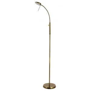Jella Metal LED Floor Lamp, Antique Brass by Lexi Lighting, a Floor Lamps for sale on Style Sourcebook