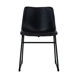 Casa Dining Chair in Black by OzDesignFurniture, a Dining Chairs for sale on Style Sourcebook