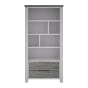 Halifax Bookcase in Acacia Grey / White by OzDesignFurniture, a Bookcases for sale on Style Sourcebook