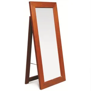 Ascot Mahogany Timber Frame Cheval Mirror, 150cm, Mahogany by Centrum Furniture, a Mirrors for sale on Style Sourcebook