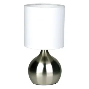Lotti On-Off Touch Table Lamp, Brushed Chrome by Oriel Lighting, a Table & Bedside Lamps for sale on Style Sourcebook