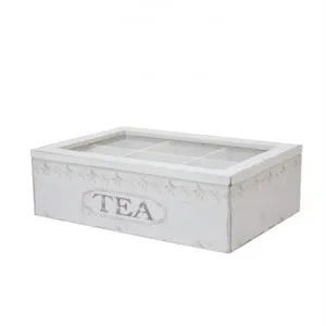 Camila Wooden Tea Box, Large, Green by LIVGGO, a Decorative Boxes for sale on Style Sourcebook