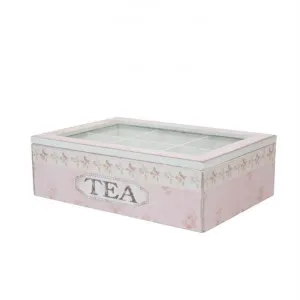 Camila Wooden Tea Box, Large, Pink by LIVGGO, a Decorative Boxes for sale on Style Sourcebook
