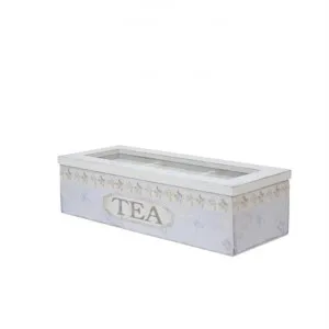Camila Wooden Tea Box, Small, Blue by LIVGGO, a Decorative Boxes for sale on Style Sourcebook