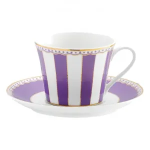 Noritake Carnivale Fine Porcelain Cup & Saucer Set, Lavender by Noritake, a Cups & Mugs for sale on Style Sourcebook