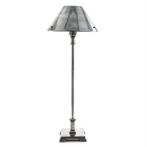 Bruxelles Metal Table Lamp - Antique Silver by Emac & Lawton, a Table & Bedside Lamps for sale on Style Sourcebook