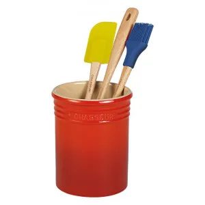 Chasseur La Cuisson Utensil Jar - Red by Chasseur, a Utensils & Gadgets for sale on Style Sourcebook