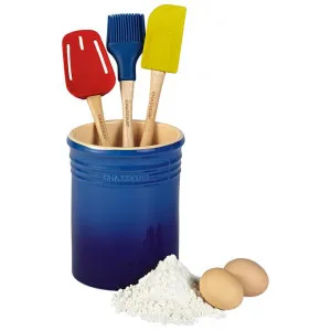 Chasseur La Cuisson Utensil Jar - Blue by Chasseur, a Utensils & Gadgets for sale on Style Sourcebook