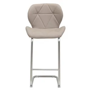 Kendrick Faux Leather Counter Stool, Cappuccino by Viterbo Modern Furniture, a Bar Stools for sale on Style Sourcebook