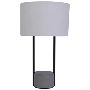 Maya Concrete Base Table Lamp by Lexi Lighting, a Table & Bedside Lamps for sale on Style Sourcebook