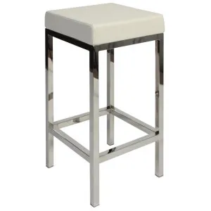 Tokyo Commercial Grade Vinyl Counter Stool, White by Eagle Furn, a Bar Stools for sale on Style Sourcebook