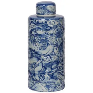 Yunlong Porcelain Temple Jar by Affinity Furniture, a Vases & Jars for sale on Style Sourcebook