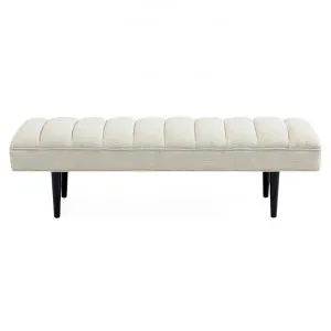 Central Park Fabric Ottoman Bench, 160cm, Light Beige by Cozy Lighting & Living, a Ottomans for sale on Style Sourcebook