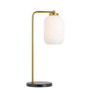 Lark Metal & Glass Table Lamp by Telbix, a Table & Bedside Lamps for sale on Style Sourcebook