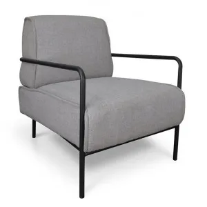 Ken Fabric Lounge Chair - Light Grey by Interior Secrets - AfterPay Available by Interior Secrets, a Chairs for sale on Style Sourcebook