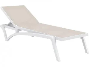 Pantha Outdoor Sun Lounger - Taupe by Interior Secrets - AfterPay Available by Interior Secrets, a Outdoor Sunbeds & Daybeds for sale on Style Sourcebook