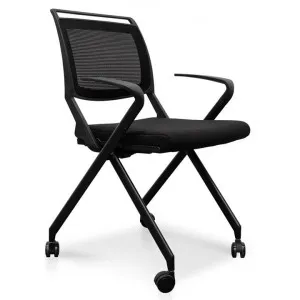 Josh Mesh Office Visitor Chair - Black by Interior Secrets - AfterPay Available by Interior Secrets, a Chairs for sale on Style Sourcebook