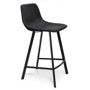 Set Of 2 - Duke 65cm Fabric Bar Stool - Black by Interior Secrets - AfterPay Available by Interior Secrets, a Bar Stools for sale on Style Sourcebook