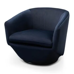 Donna Lounge Chair - Navy Velvet by Interior Secrets - AfterPay Available by Interior Secrets, a Chairs for sale on Style Sourcebook