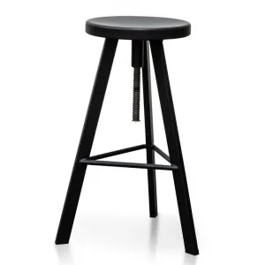 Marcia Steel Bar Stool - Black by Interior Secrets - AfterPay Available by Interior Secrets, a Bar Stools for sale on Style Sourcebook