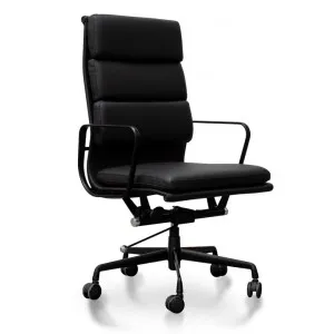 Ashton High Back Office Chair - Full Black by Interior Secrets - AfterPay Available by Interior Secrets, a Chairs for sale on Style Sourcebook