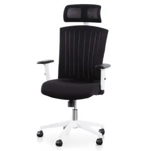 Caleb Mesh Office Chair - Black and White by Interior Secrets - AfterPay Available by Interior Secrets, a Chairs for sale on Style Sourcebook