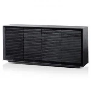 Maribel 1.8m Wooden Sideboard - Black Oak by Interior Secrets - AfterPay Available by Interior Secrets, a Sideboards, Buffets & Trolleys for sale on Style Sourcebook