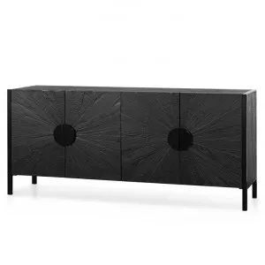 Adaline 1.8m Wooden Buffet Unit - Black by Interior Secrets - AfterPay Available by Interior Secrets, a Sideboards, Buffets & Trolleys for sale on Style Sourcebook