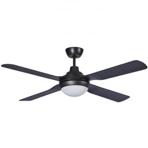 Martec Discovery Indoor / Outdoor Ceiling Fan with CCT LED Light, 130cm/52", Matt Black by Martec, a Ceiling Fans for sale on Style Sourcebook