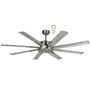Martec Albatross Mini Indoor / Outdoor DC Ceiling Fan with Remote, 165cm/65", Brushed Nickel by Martec, a Ceiling Fans for sale on Style Sourcebook