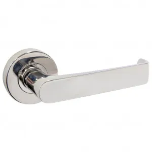 Torquay Lever Handle - Polished Stainless Steel by Häfele, a Door Hardware for sale on Style Sourcebook