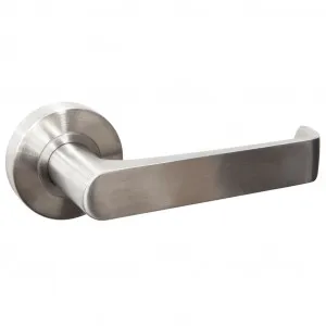 Torquay Lever Handle - Satin Stainless Steel by Häfele, a Door Hardware for sale on Style Sourcebook