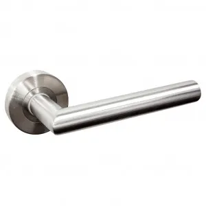 Glenelg Lever Handle - Satin Stainless Steel by Häfele, a Door Hardware for sale on Style Sourcebook