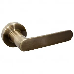 Seacliff Lever Handle - Antique Brass by Häfele, a Door Knobs & Handles for sale on Style Sourcebook