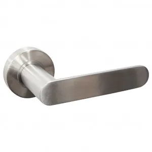 Seacliff Lever Handle - Satin Stainless Steel by Häfele, a Door Hardware for sale on Style Sourcebook