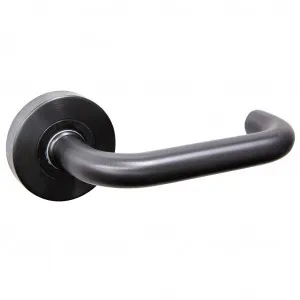 Prevelly Hollow Lever Handle - Black by Häfele, a Door Hardware for sale on Style Sourcebook