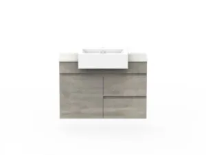 Posh Domaine 900mm Wall Hung Vanity by Posh Domaine, a Vanities for sale on Style Sourcebook