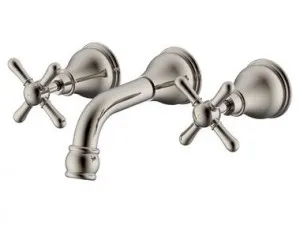 Milli Voir Wall Basin Set 150mm Cross by Milli Voir, a Bathroom Taps & Mixers for sale on Style Sourcebook