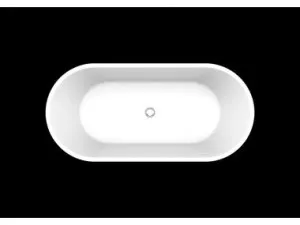 Posh Solus Oval Inset Bath White 1675mm by Posh Solus, a Bathtubs for sale on Style Sourcebook