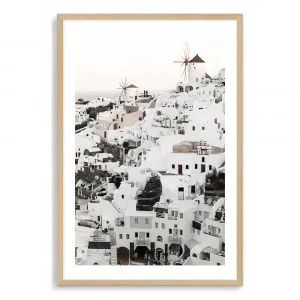 Oia Town Santorini Greece by The Paper Tree, a Prints for sale on Style Sourcebook