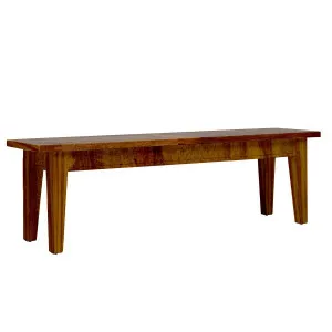 Mango Creek Bench 130cm (For 170 Dining Table) in Rustic Chocolate by OzDesignFurniture, a Benches for sale on Style Sourcebook