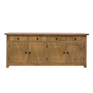 Mango Creek 4 Door Buffet 208cm in Clear by OzDesignFurniture, a Sideboards, Buffets & Trolleys for sale on Style Sourcebook