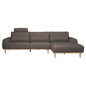 Stratton 3 Seater Sofa + Chaise RHF in Cloud Pewter by OzDesignFurniture, a Sofas for sale on Style Sourcebook